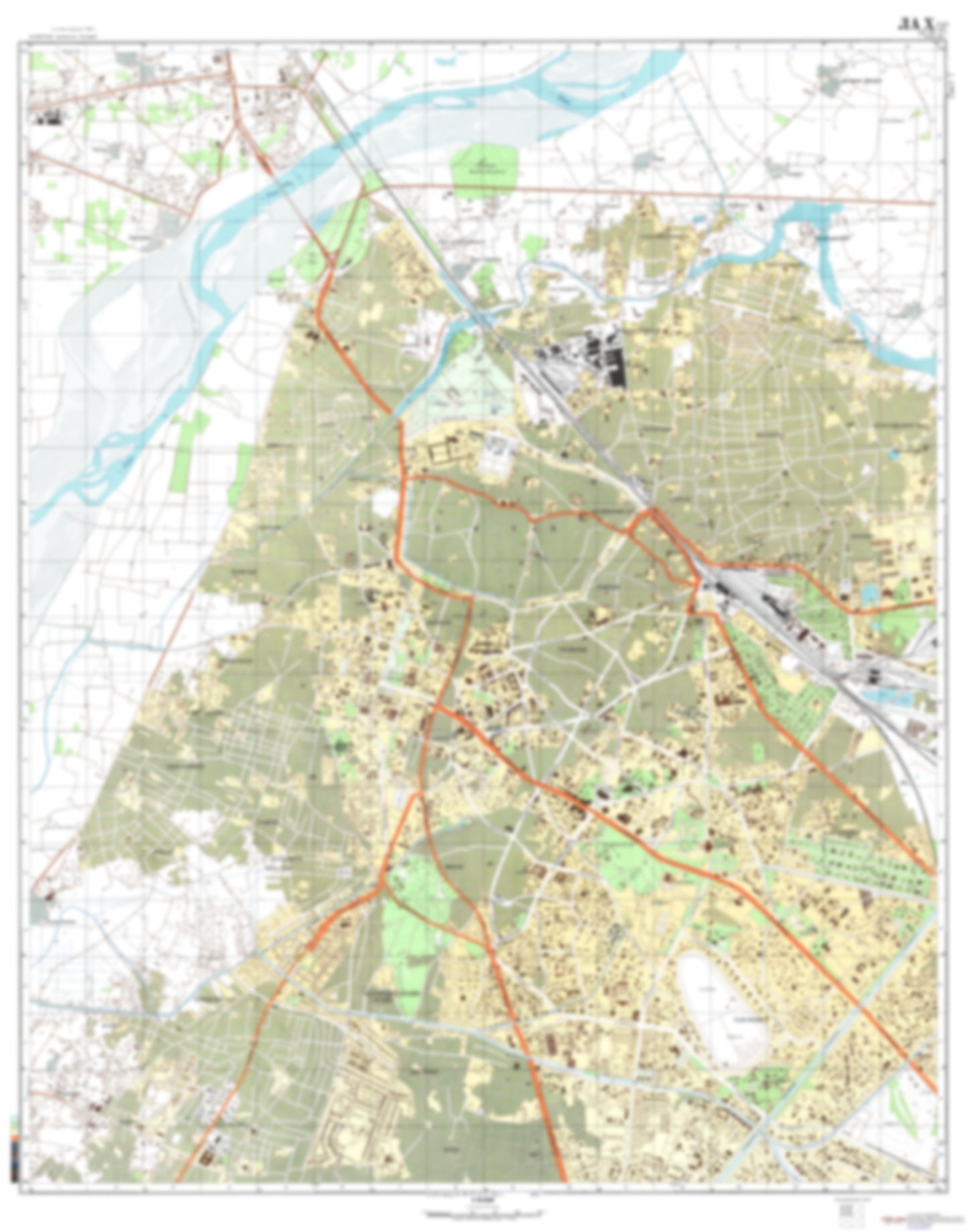 Lahore 1 (Pakistan) - Soviet Military City Plans