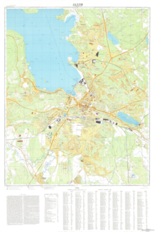 Lahti (Finland) - Soviet Military City Plans