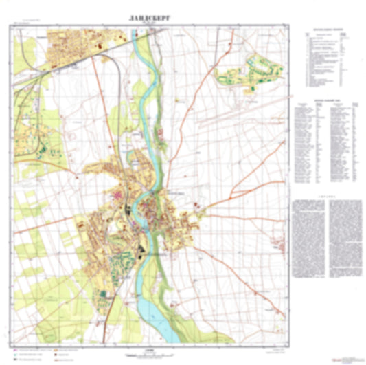 Landsberg (Germany) - Soviet Military City Plans