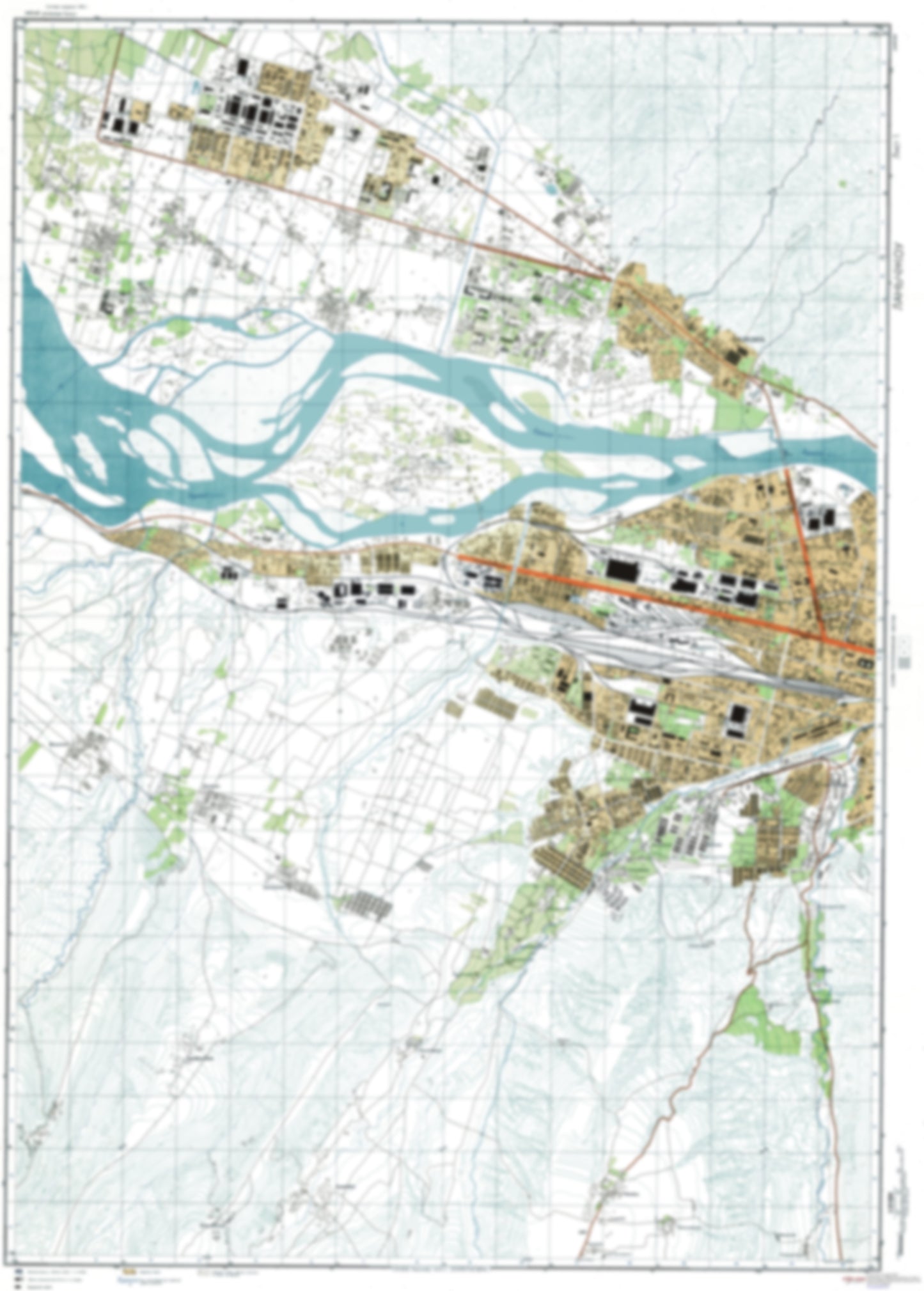 Lanzhou 1 (China) - Soviet Military City Plans