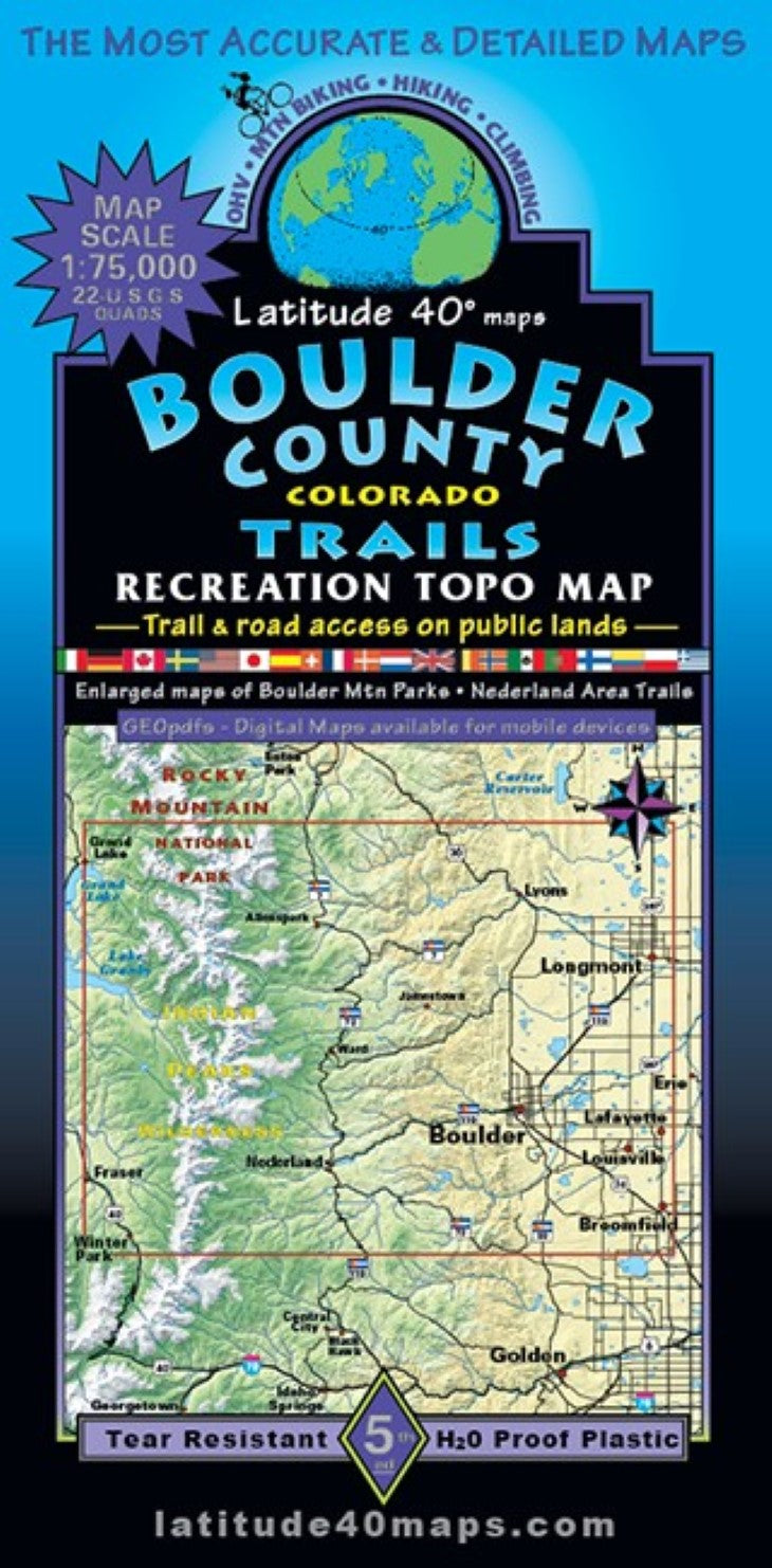Boulder County Trails Map
