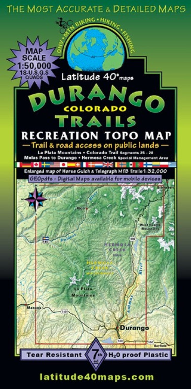 Durango Trails Map