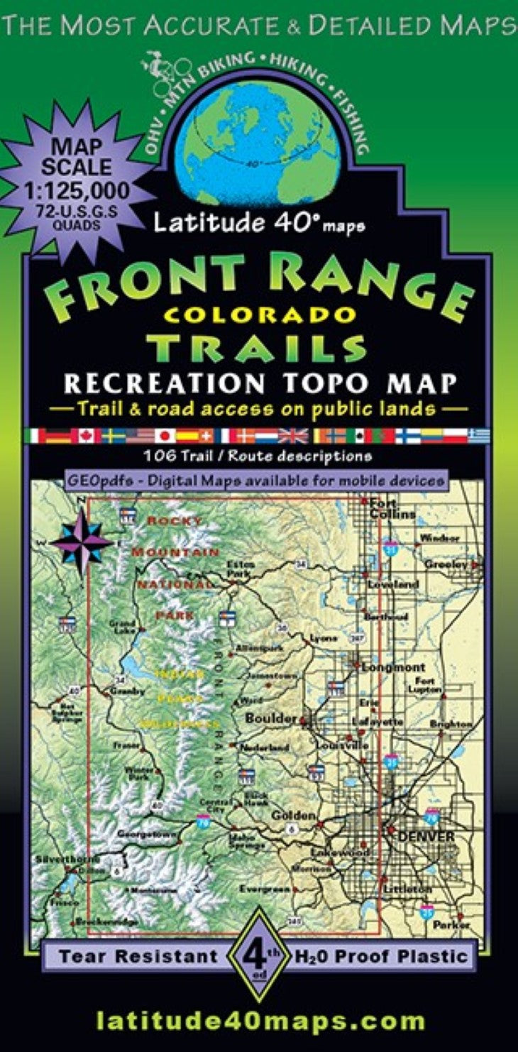 Front Range Trails Map