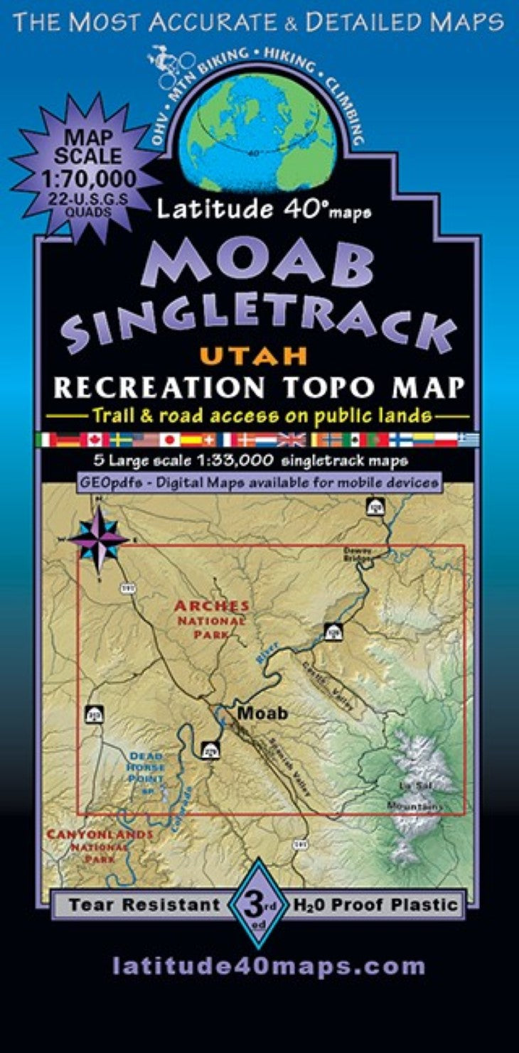 Moab Singletrack Map