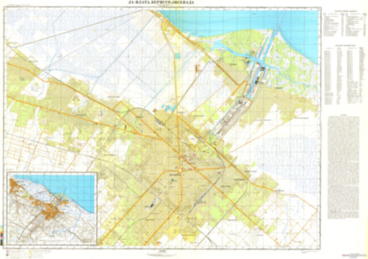 La Plata, Berisso, Ensenada (Argentina) - Soviet Military City Plans