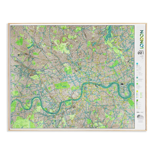 London Street Map, Version 1 - Paper