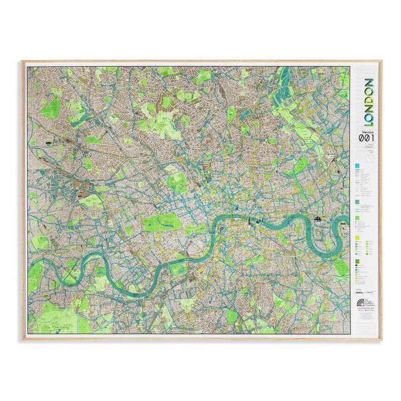 London Street Map, Version 1 - Magnetic