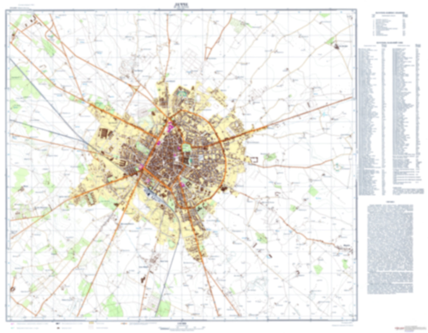 Lecce (Italy) - Soviet Military City Plans