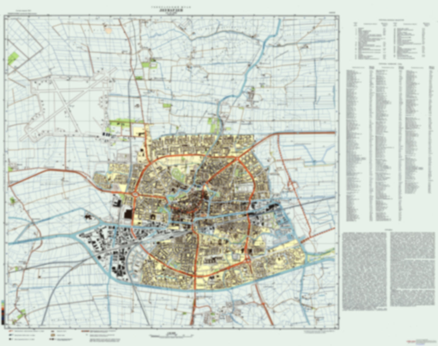 Leeuvarden (Netherlands) - Soviet Military City Plans