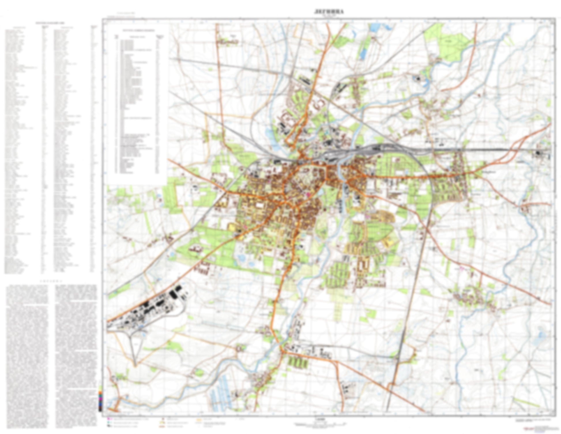 Legnica (Poland) - Soviet Military City Plans