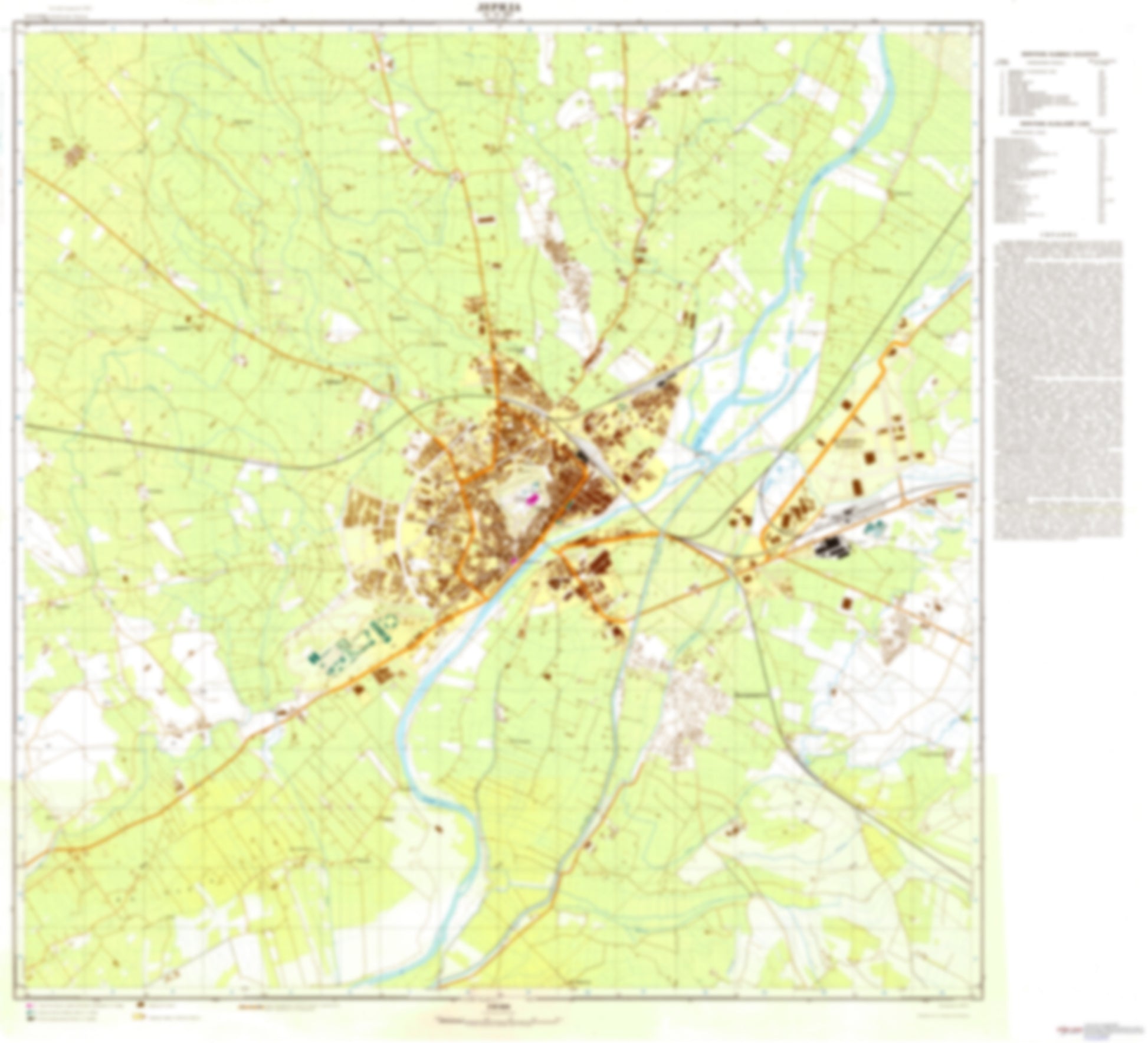 Lleida (Spain) - Soviet Military City Plans