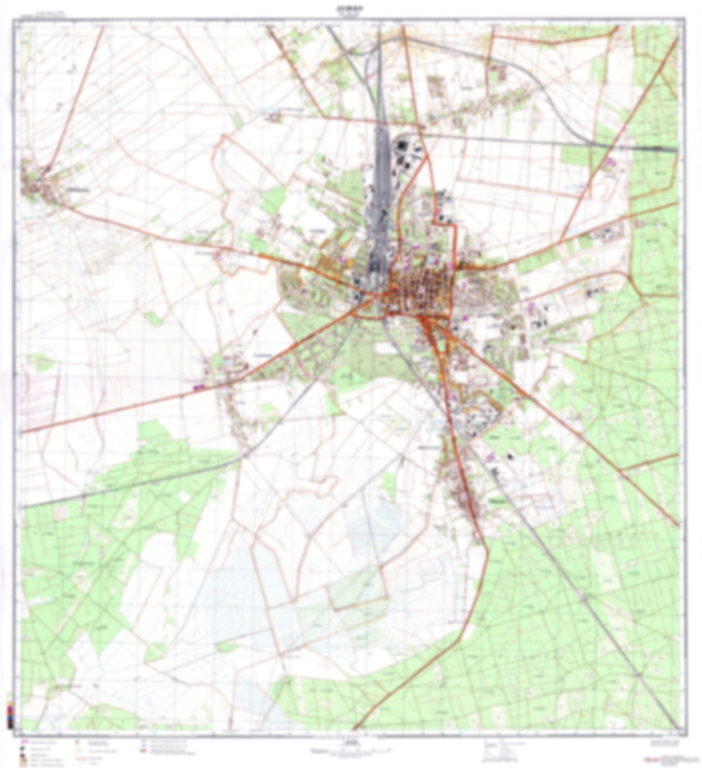 Leszno (Poland) - Soviet Military City Plans