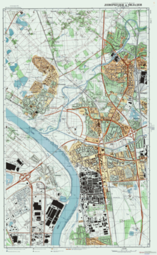 Leverkusen, Opladen 1 (Germany) - Soviet Military City Plans