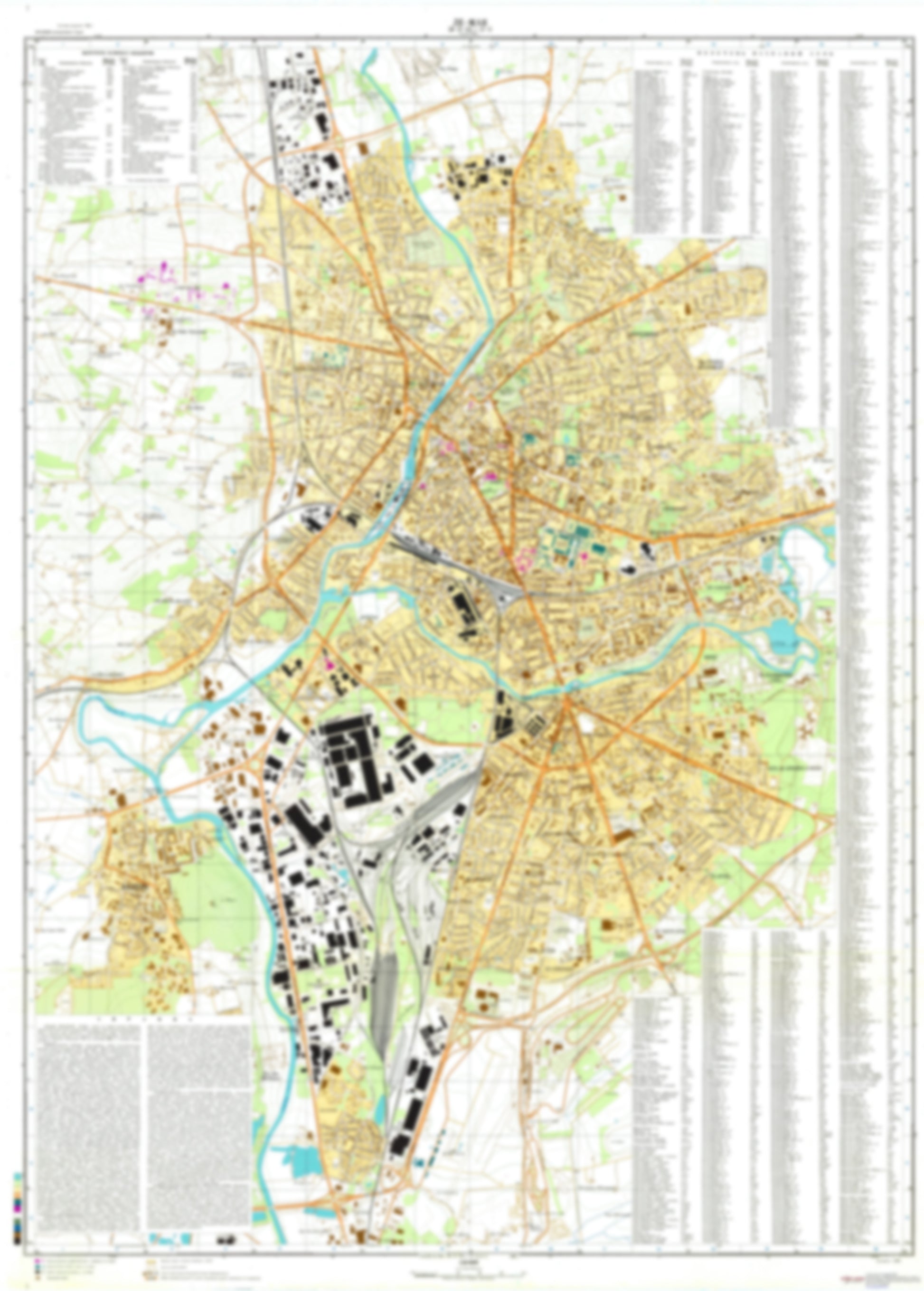 Le Mans (France) - Soviet Military City Plans