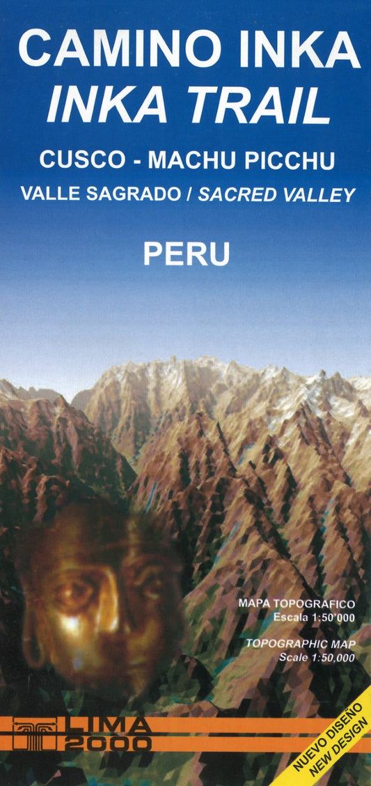 Inca Trail Map: Cusco, Machu Picchu, Valle Sagrado/Sacred Valley