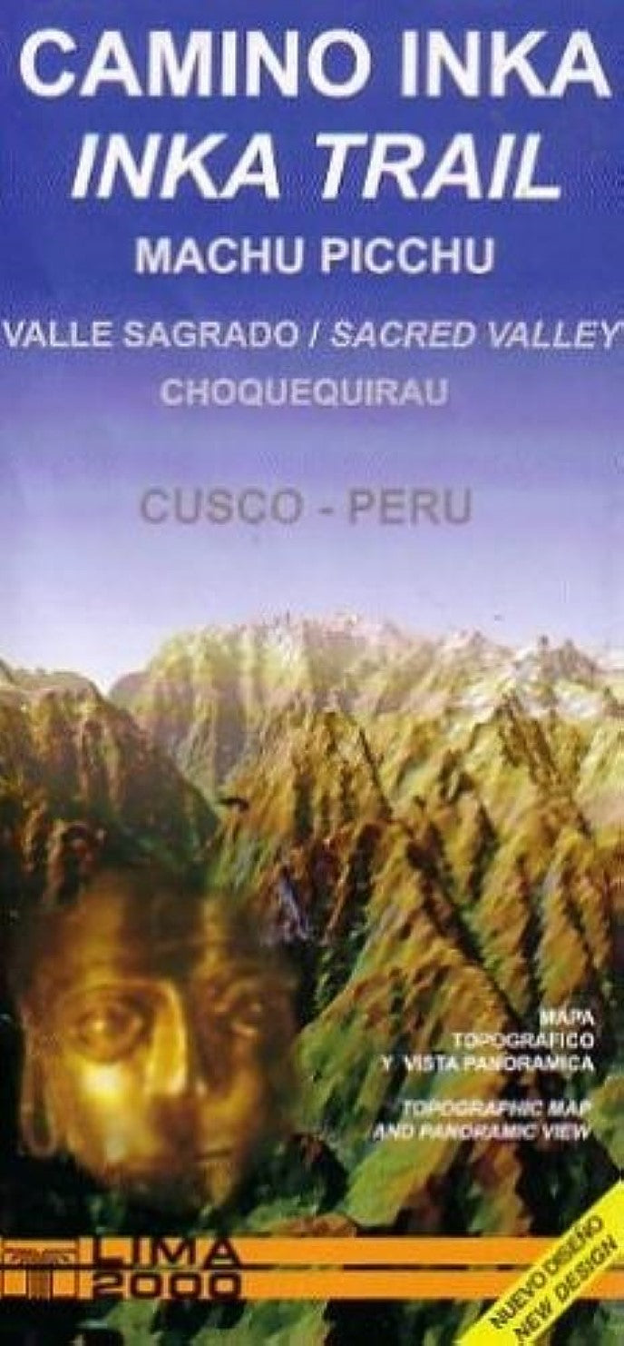 Inca Trail Map: Cusco, Machu Picchu, Valle Sagrado/Sacred Valley
