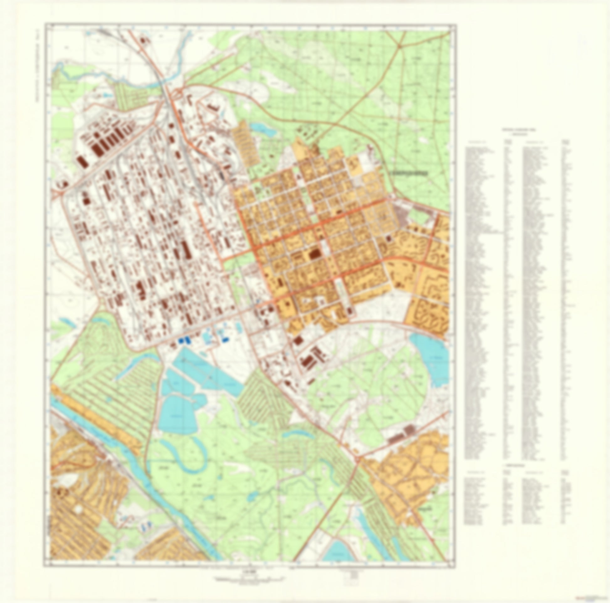Lisichansk, Severodonetsk 2 (Ukraine) - Soviet Military City Plans