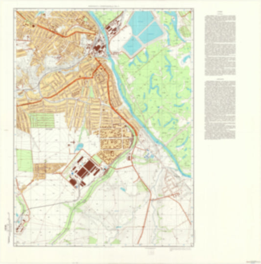 Lisichansk, Severodonetsk 4 (Ukraine) - Soviet Military City Plans