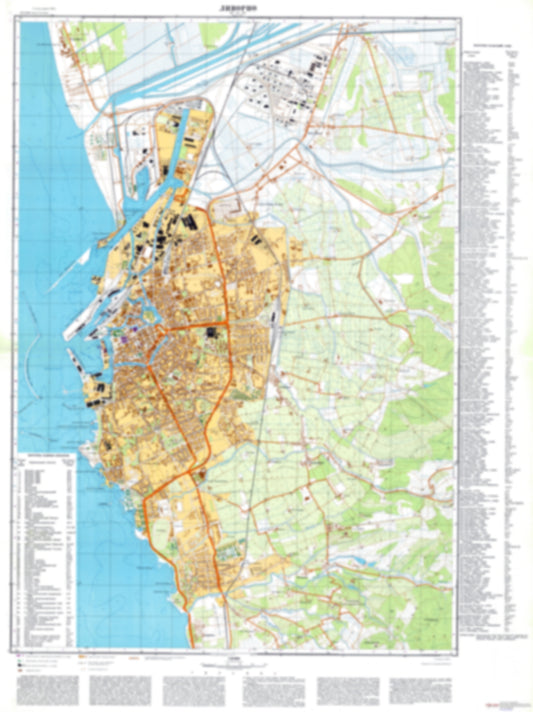 Livorno (Italy) - Soviet Military City Plans