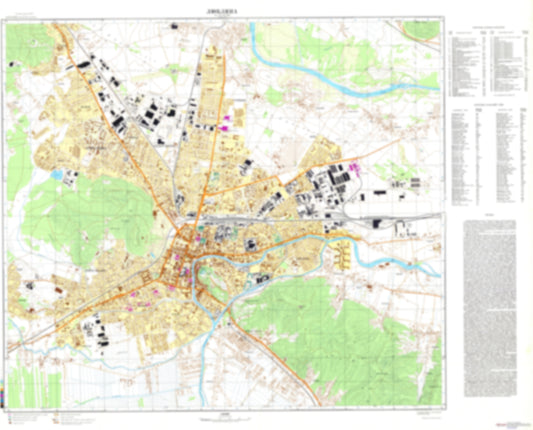 Ljubljana (Slovenia) - Soviet Military City Plans