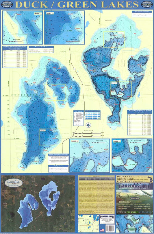 Duck/Green Lake Wall Map