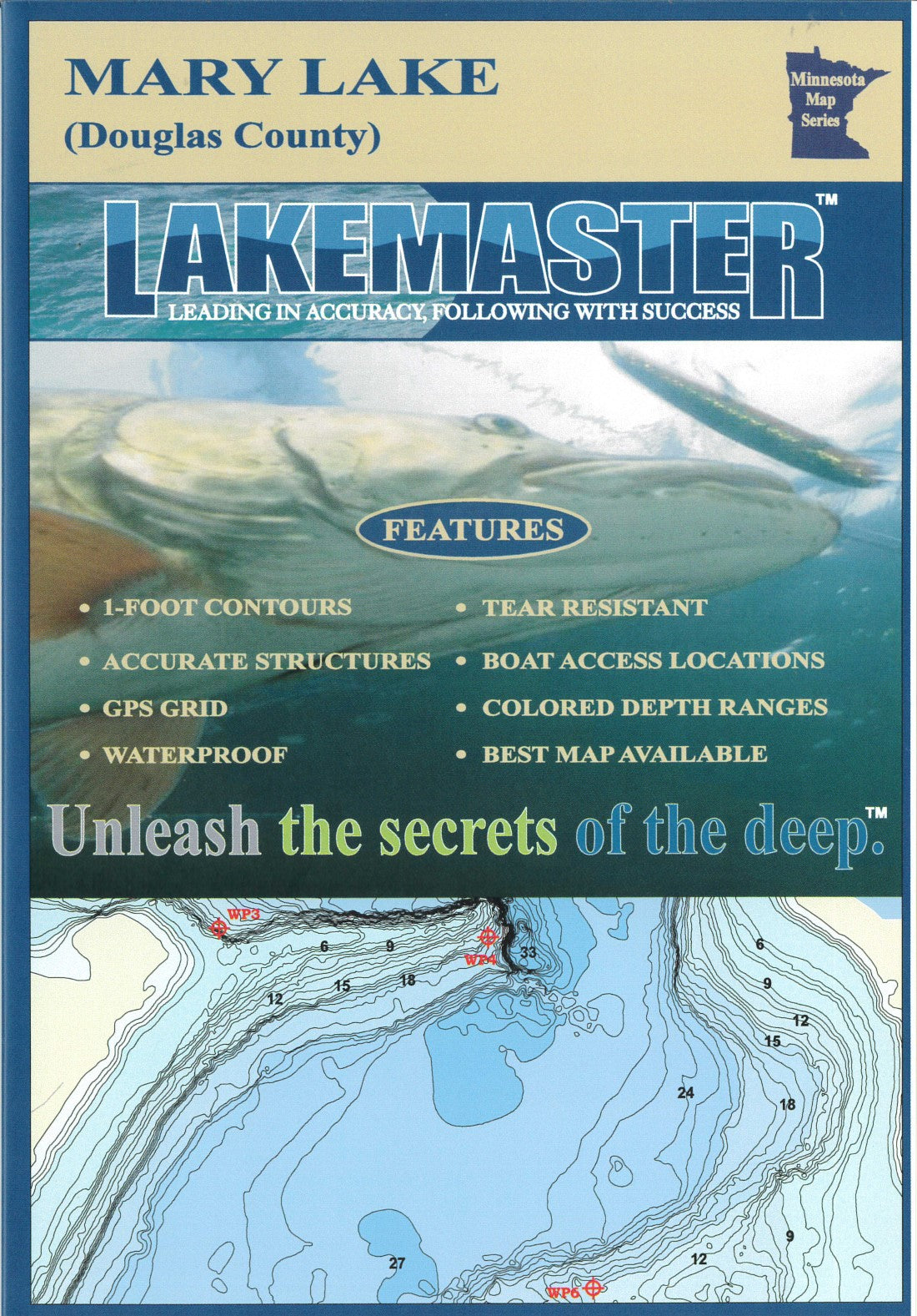 Mary Lake Douglas Co Lake Map