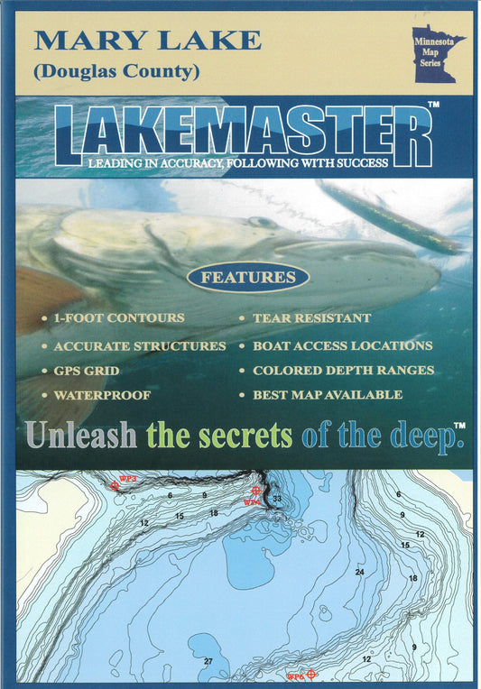 Mary Lake Douglas Co Lake Map