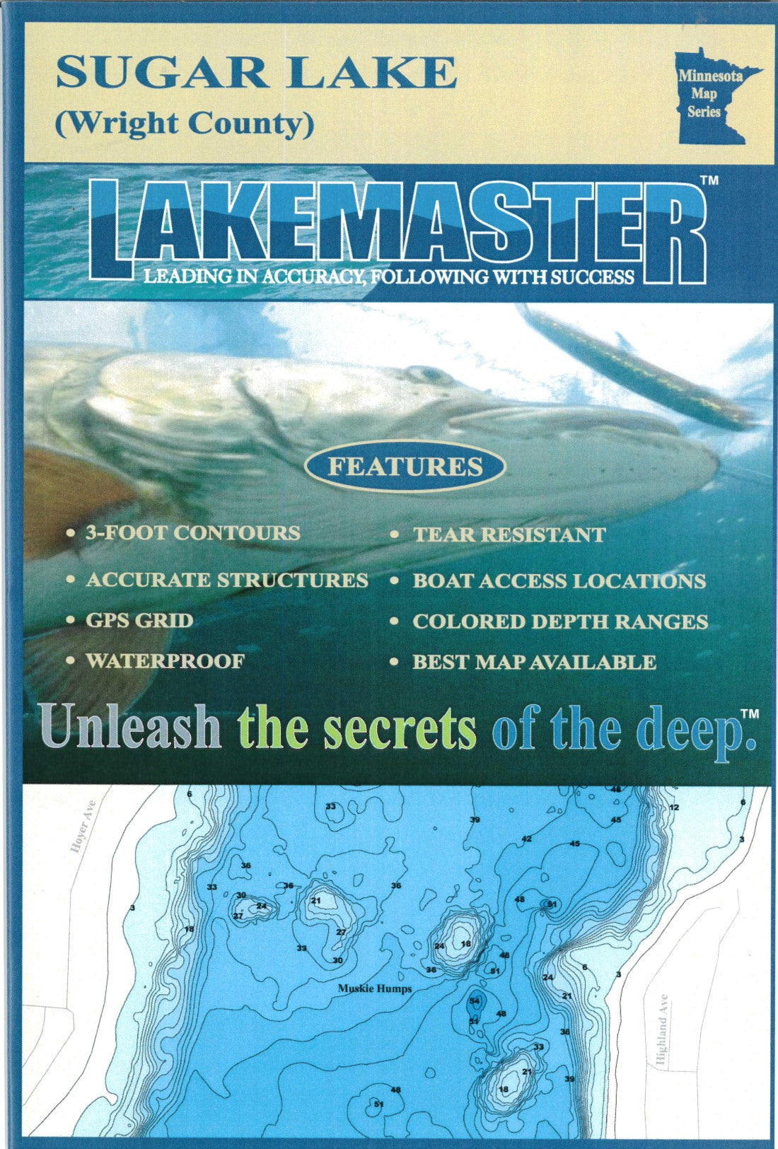 Sugar Lake Wright Co Lake Map