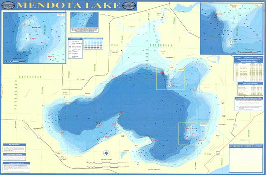 Mendota/Monona Wall Map