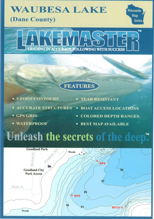 Waubesa Lake Dane Co Lake Map