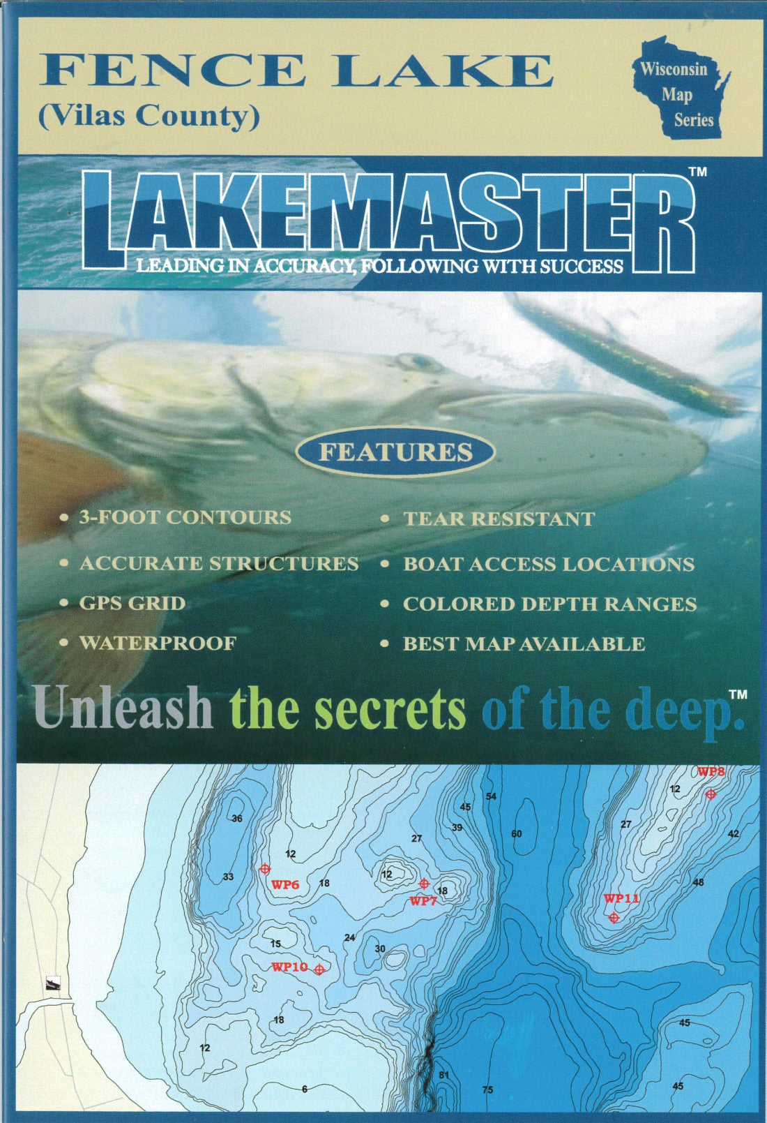 Fence Lake (Vilas County, WI) Map