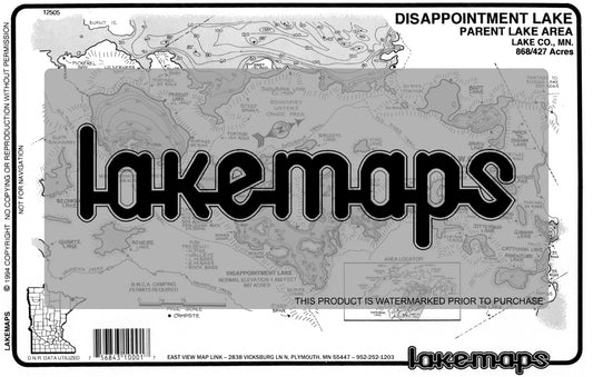 Lake County, MN - DISAPPOINTMENT/ Parent - Lakemap - 12505