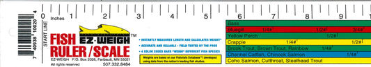 EZ Weigh Rulers Decal Stick On, Adhesive 36"
