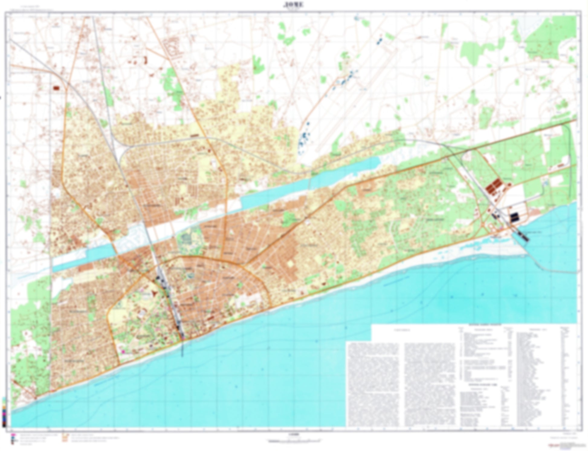 Lome (Togo) - Soviet Military City Plans