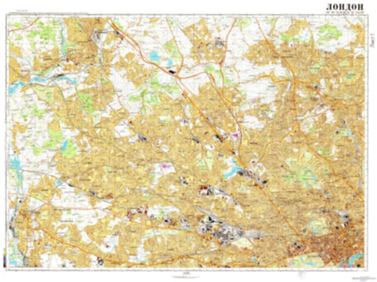 London 1 (UK) - Soviet Military City Plans