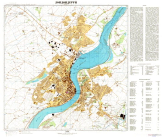 Londonderry (UK) - Soviet Military City Plans