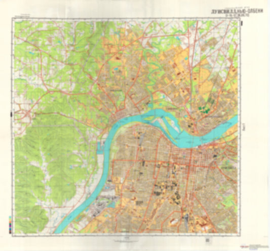 Louisville, Jeffersontown, New Albany, KY 1 (USA) - Soviet Military City Plans