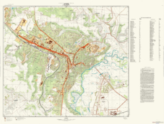 Lubny (Ukraine) - Soviet Military City Plans