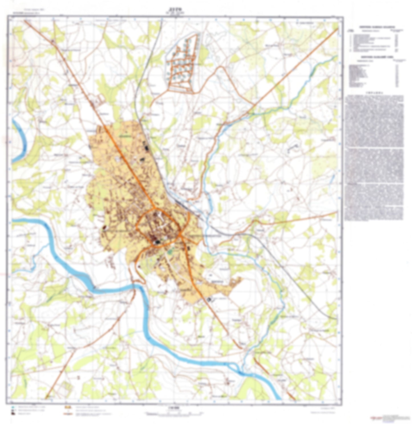 Lugo (Spain) - Soviet Military City Plans