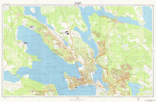 Lulea 1 (Sweden) - Soviet Military City Plans