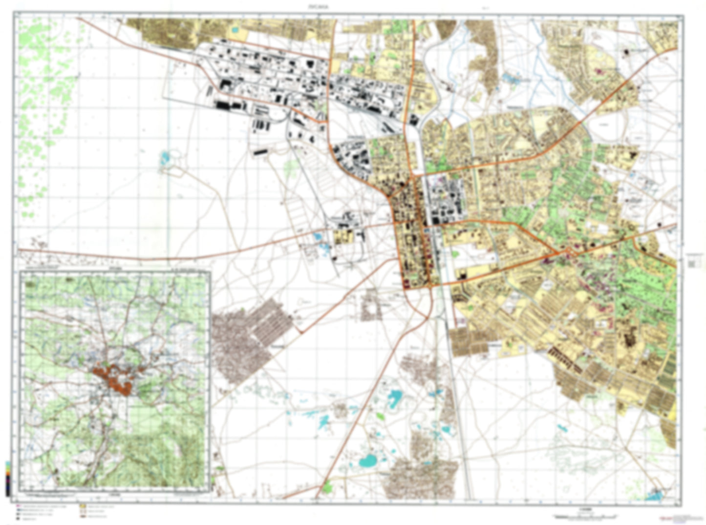 Lusaka 3 (Zambia) - Soviet Military City Plans