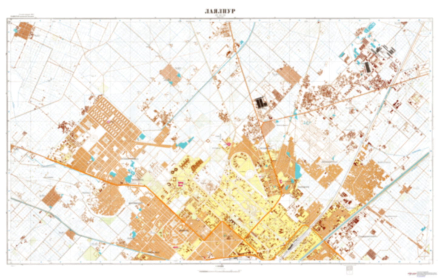 Lyallpur 1 (Pakistan) - Soviet Military City Plans