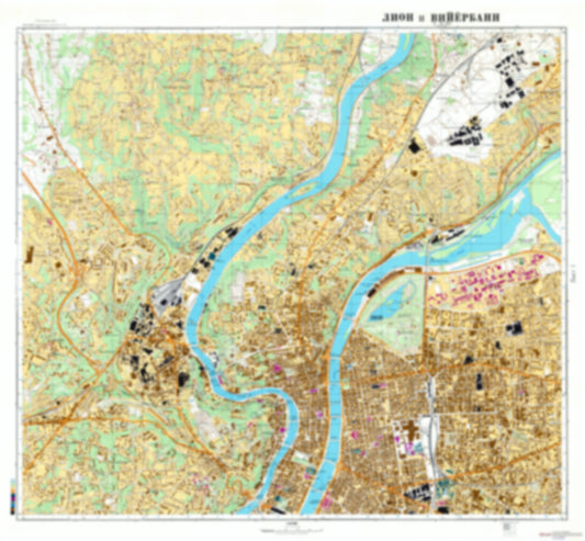 Lyon 1 (France) - Soviet Military City Plans