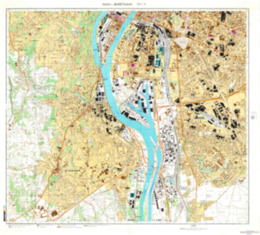 Lyon 3 (France) - Soviet Military City Plans