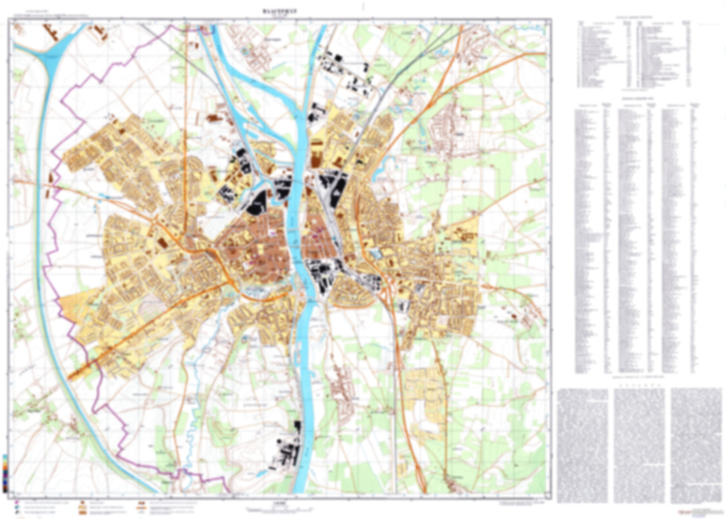 Maastricht (Netherlands) - Soviet Military City Plans