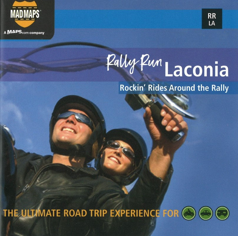 Mad Maps - Rally Run Road Trip Map - Laconia