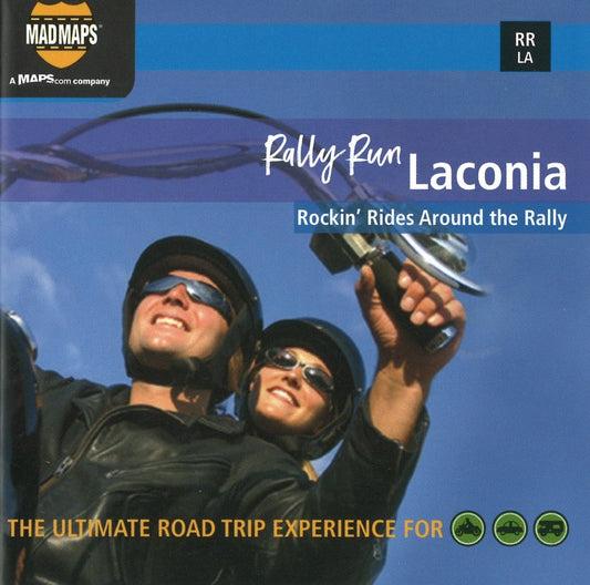 Mad Maps - Rally Run Road Trip Map - Laconia