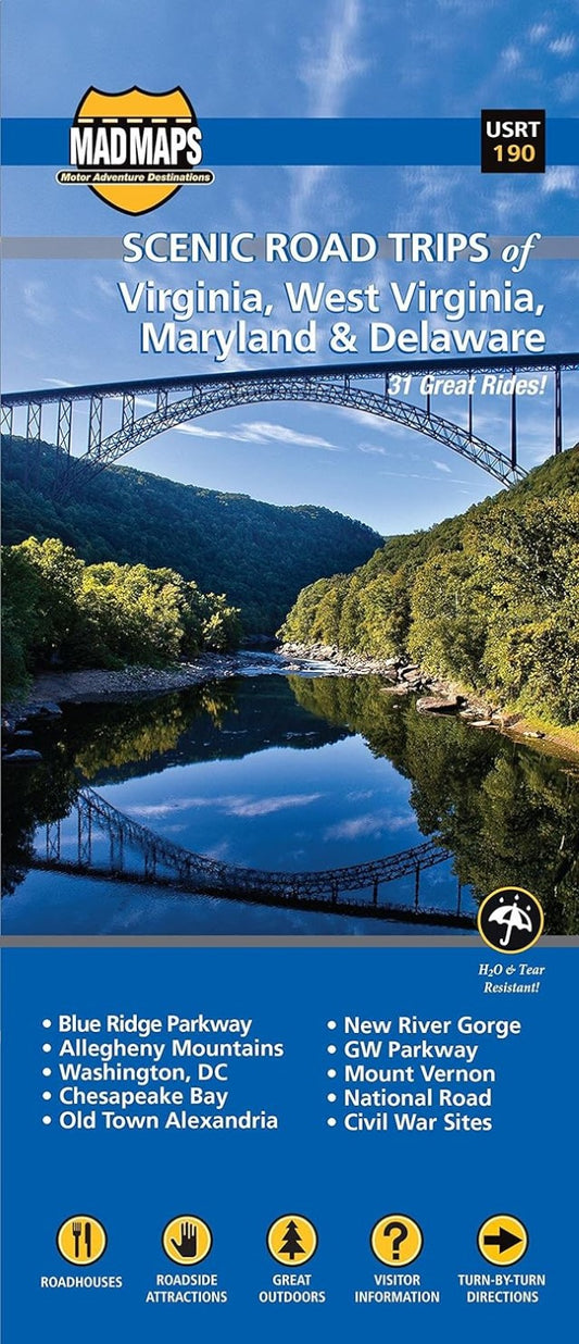 Scenic road trips of Virginia, West Virginia, Maryland and Delaware