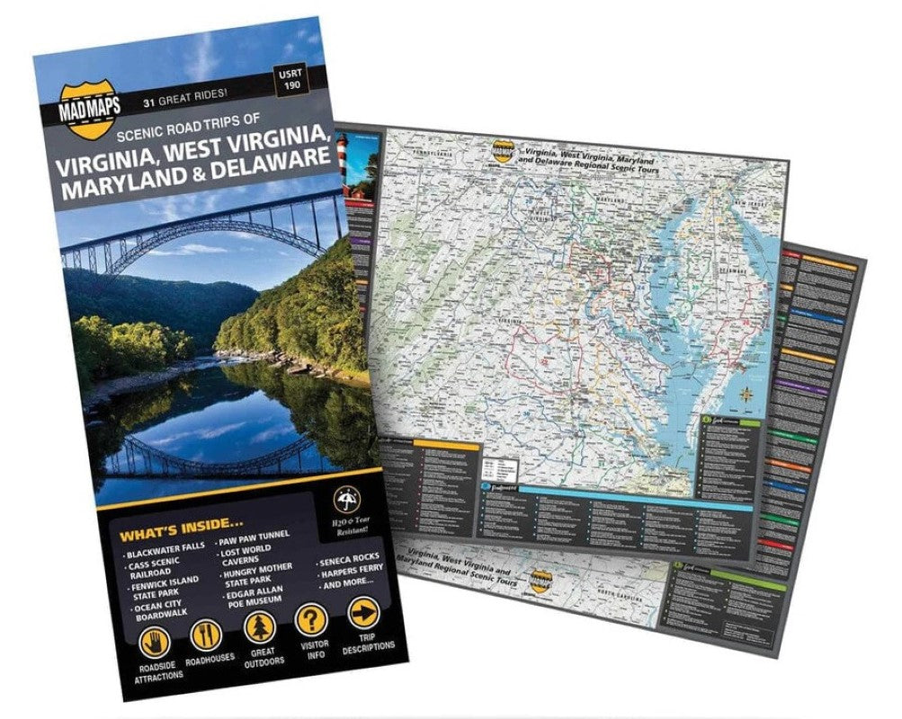 Scenic road trips of Virginia, West Virginia, Maryland and Delaware