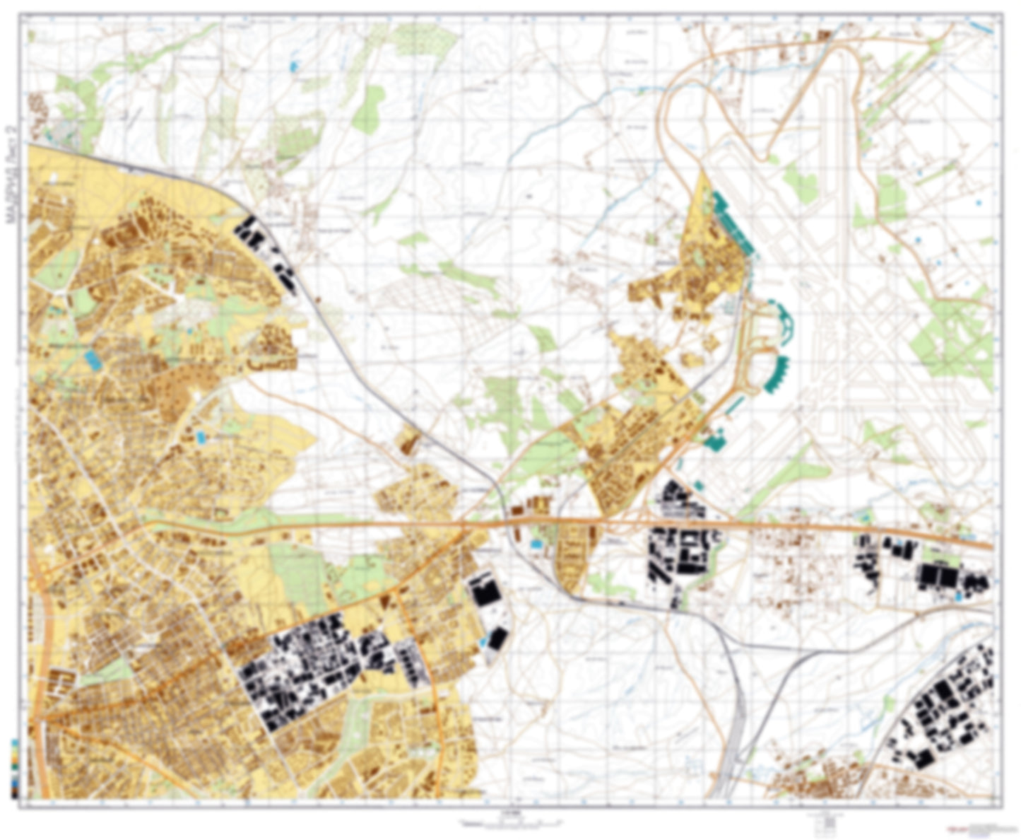 Madrid 2 (Spain) - Soviet Military City Plans